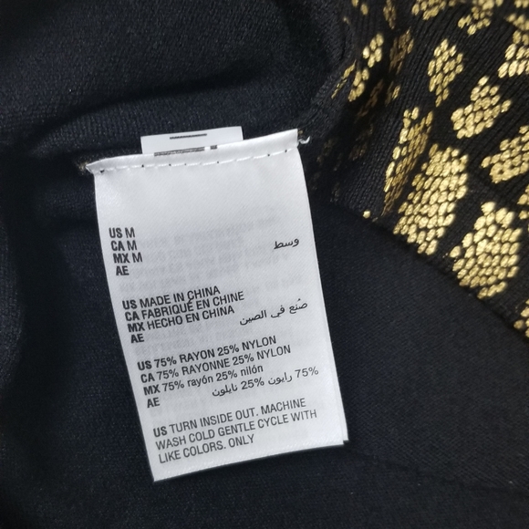 INC Metallic Snake-Embossed Print Dress - Picture 7 of 7